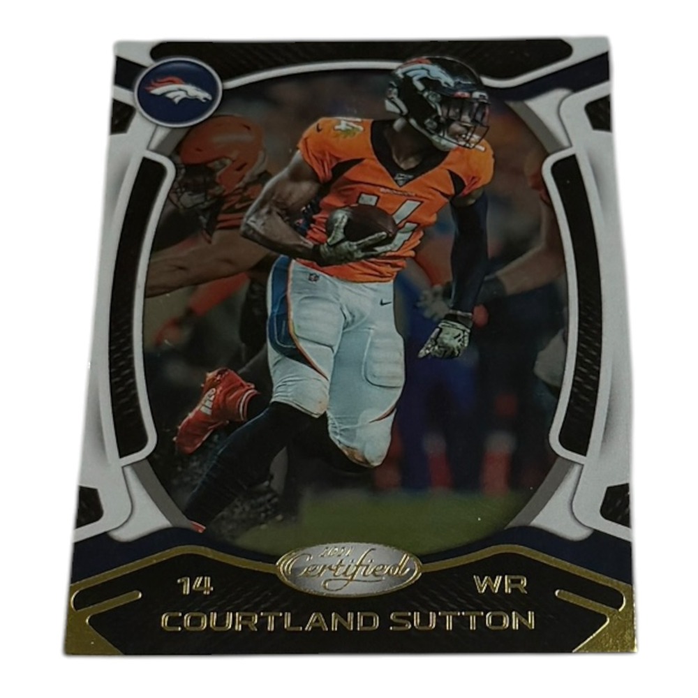 2021 Panini Certified Football Courtland Sutton Denver Broncos Card No. 38 WR